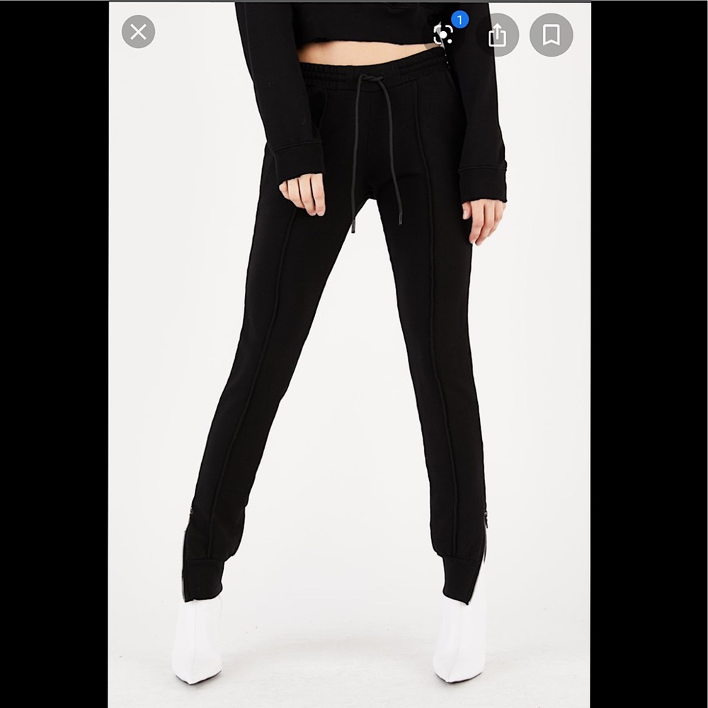 Cotton citizen Milan jogger with zippers